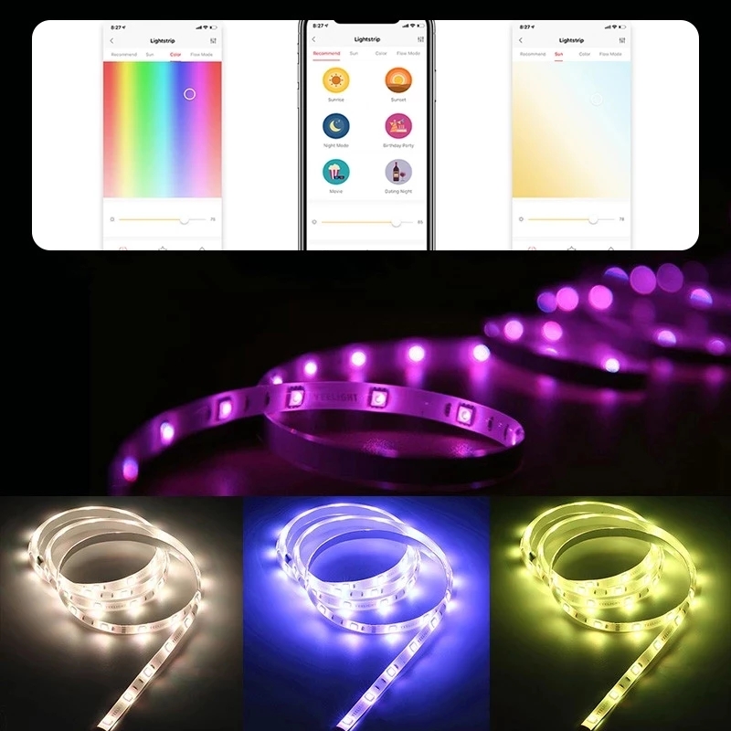 Yeelight Aurora Smart 2M Akıll - Yeelight Light Lightstrip incelemesi ve fiyatı