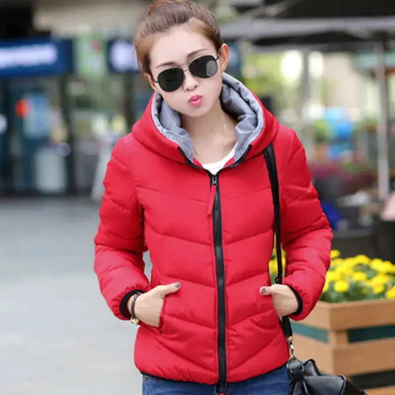 Kırmızı kadın mont kısa kapito - Modern Korean Lifestyle incelemesi ve fiyatı